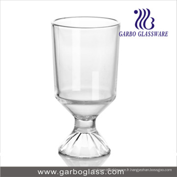 Glass Barware Footed Highball pour boissons mélangées